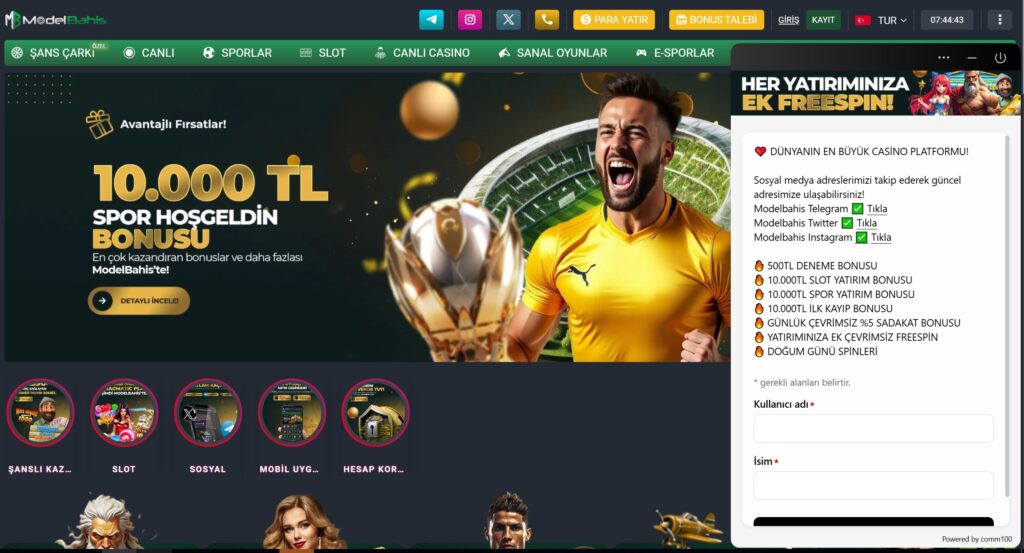 modelbahis müşteri hizmetleri